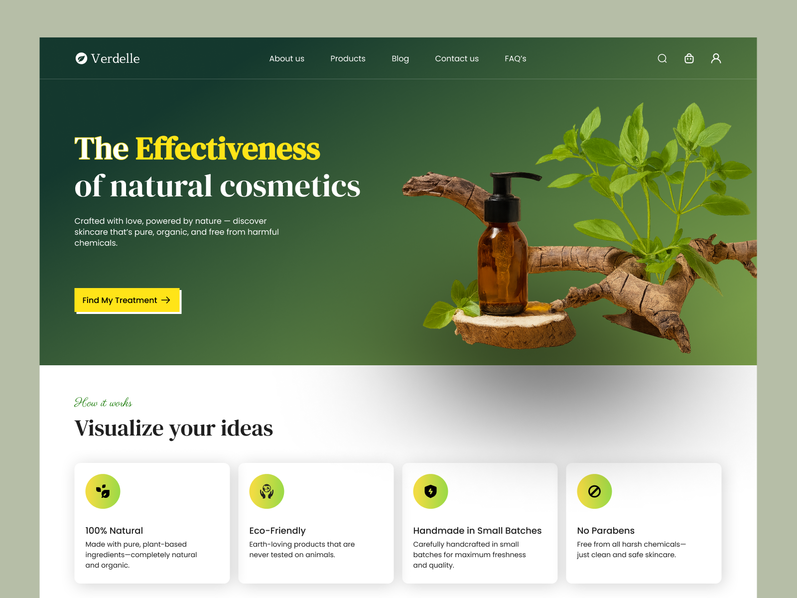 Example of Landing Page Design