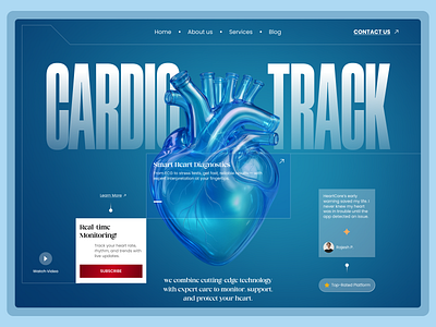Landing page for medical branding dailyui designers doctors health heart landingpage medical mobileappdesign ui uidesign uiinspiration userexperience userinterface ux webdesign website