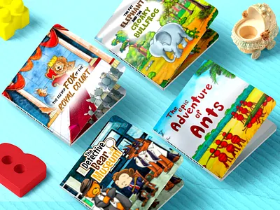 Kids Book Typography brand identity branding graphic design illustration kids kids typography kidsbook print series story story series typography