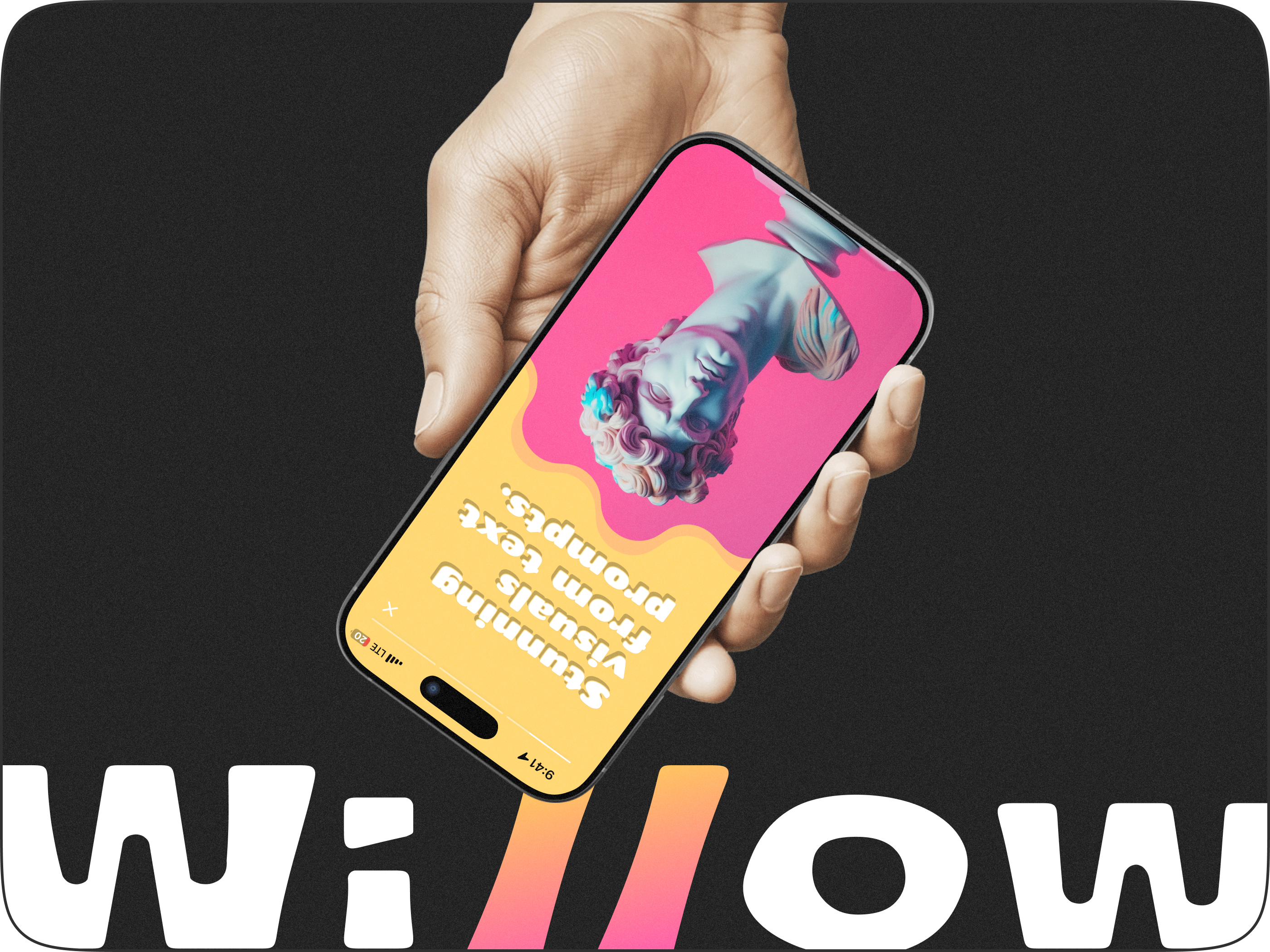 Wi//ow AI Assistant 3d animation app design dribbble flat graphic design logo ui ux web