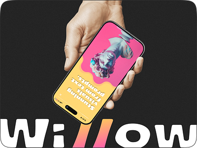 Wi//ow AI Assistant 3d animation app design dribbble flat graphic design logo ui ux web