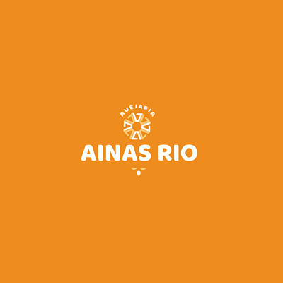 Logo Name "AINAS RIO" Color name "Arylide Yellow,Rangoon Green. logo design logo design branding