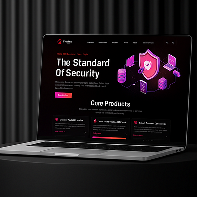 Cybersecurity Landing Page Design blockchain security cryptowebdesign cyber cybersecurity website cybersecuritywebdesign darkthemewebsite digital security landing page landingpagedesign network security software development web design web designer websites