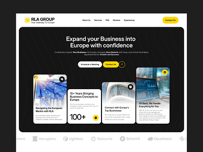 RLA Group – Straightforward UI for Serious Business branding designsolutions digitalreality graphic design illustration qlarkstudio ui uiux