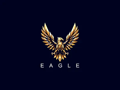 Eagle Logo animal animal nature bird brand branding eagle eagle head eagle logo falcon for sale unused buy freedom gradient hero logo logo design modern negative space startup style guide