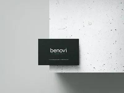 BeNovi - Wellness Brand Business Card brand branding business card card health wellness