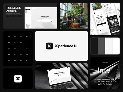 Xperience UI - branding 3d brand identity branding logo packaging design ui