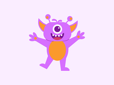 Funny Monster Illustration for Edtech art art design art designer art studio art work artwork branding character design creative creative agency design design studio edtech education graphic design illustration illustrator mascot mascot design monster
