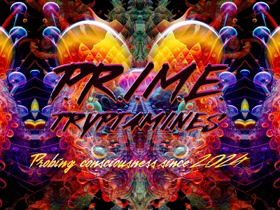 PRIME Tryptamines Branding/Visual Identity 3d animation brand design branding color colorful design graphic design identity illustration logo marketing mobile design motion graphics packaging design strategy typography ui ux web design