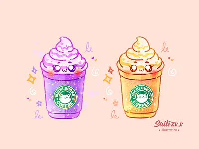 Art Kawaii by sailizv.v adorable adorable lovely artwork concept creative cute art design digitalart illustration