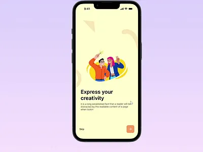 Task App UI- Onboarding Screens design illustration mobileui onboardingscreen ui uidesign