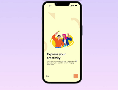 Task App UI- Onboarding Screens design illustration mobileui onboardingscreen ui uidesign