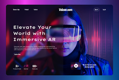 Elevate Your World with Immersive AR-Landing Page nextgendesign