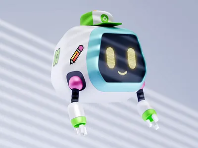 Robot 03 3d 3d animation blender character illustration motion graphics robot