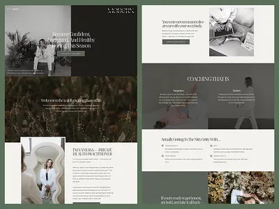Full Showit Web Design & Develop | Modern Integrative branding design logo showit web design web develop