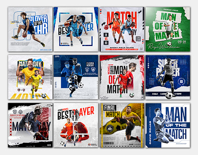 sports social media post design football poster soccer poster sports flyer sports poster sports social media post design