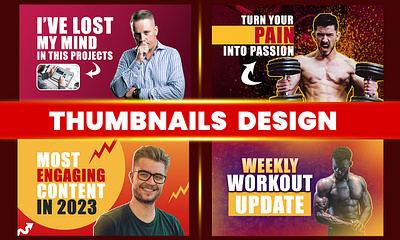 Attractive YouTube Thumbnails Design VOL-3 ads amazing video views banner clickable cover creative design eye chancy graphic design promotion quality thumbnail social media thumbnails unique youtube youtube thumbnail