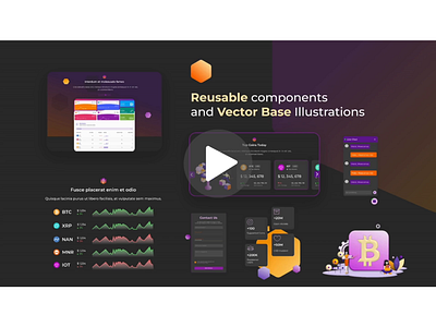 Mobile Crypto Wallet android animation blockchain branding corporate crypto dark mode figma graphic design homepage illustration ios landing page mobile motion graphics single page ui ux wallet website