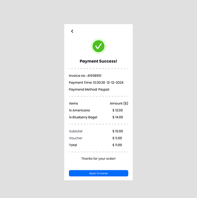 Day 17 Purchase Receipt daily ui dailyui