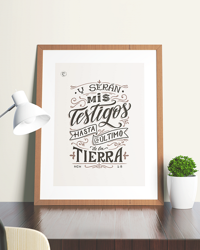 Testify! bible calligraphy faith graphic design hoodie lettering mission poster testify