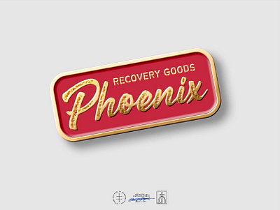 Phoenix Recovery Goods Logotype Mockup brand design brand identity branding branding design hand drawn hand lettering identity design lettering logo logo design logotype mockup retro script type typographic typography vintage visual identity wordmark