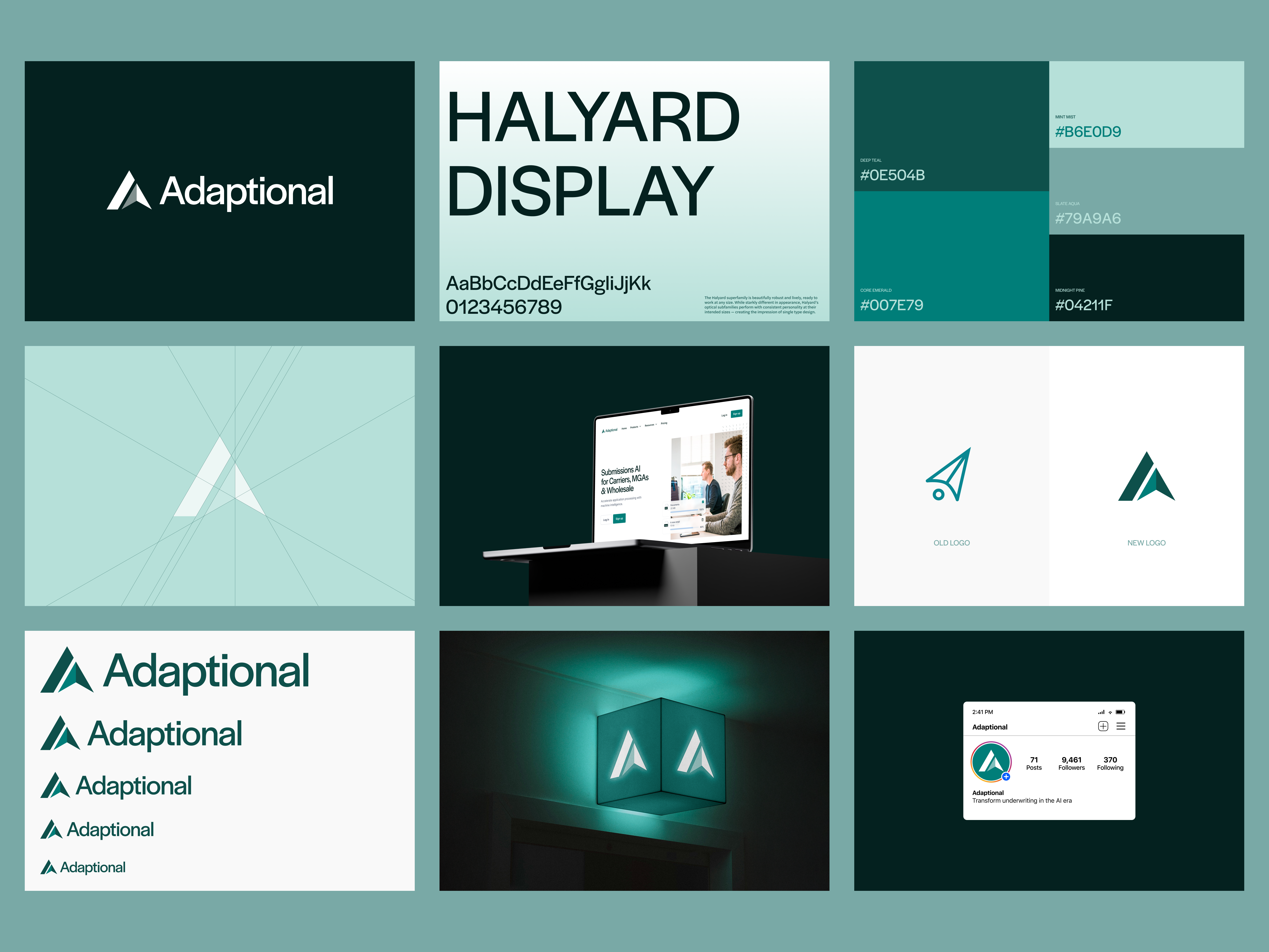 Adaptional | Logo design a logo ai ai assistant arrow logo artificial intelligence branding cursor logo insurance branding insurance logo logo design