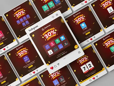 Marketing Campaign Social Media Post Design for Software Company ads design advertising brand design branding facebook ads design facebook post instagram post marketing marketing campaign marketing campaign design mid year sale mid year sale 2025 social media social media design social media post social media post design socialmedia software company