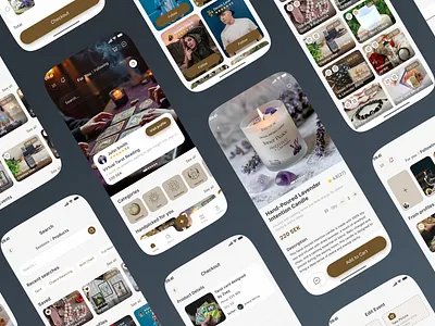 Spiritual Mobile App UI design mobile app spiritual spiritual mobile app ui ui design uiux uiux design user interface