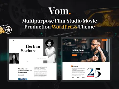 Vome - Multipurpose Film Studio Movie Production WordPress Theme