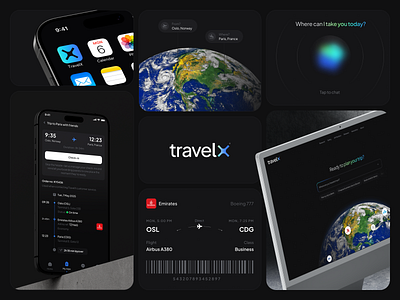 AI Travel Agent app micro interactions ui web