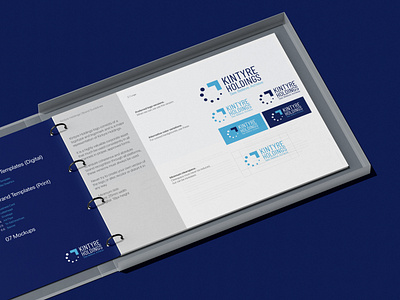 Kintyre Holdings bold127 brand book brand book inspiration brand book mockup brand guidelines brand identity branding design graphic design guidelines inspiration logo print design