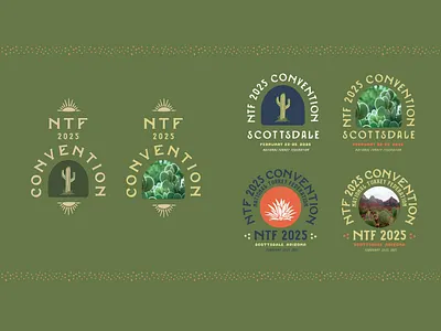 Secondary Logos + Badges // National Turkey Federation art director badges brand designer branding conference conference design convention convention design design design system designer event design freelancer graphic design illustration kansas city logo secondary logo tradeshow typography