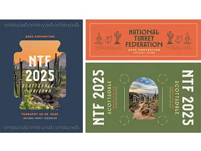Convention Brand Elements // National Turkey Federation art director brand design brand elements brand expansion branding branding package conference convention designer event design freelance freelancer graphic design illustration kansas city logo design scottsdale tradeshow typography