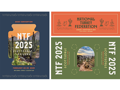 Convention Brand Elements // National Turkey Federation art director brand design brand elements brand expansion branding branding package conference convention designer event design freelance freelancer graphic design illustration kansas city logo design scottsdale tradeshow typography