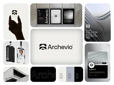 Branding & Visuals for Archevio ai branding ai logo architect architect logo branding graphic design logo logo design professional logo saas saas branding tech branding web 3 web 3 branding web 3 logo