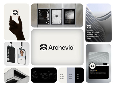 Branding & Visuals for Archevio ai branding ai logo architect architect logo branding graphic design logo logo design professional logo saas saas branding tech branding web 3 web 3 branding web 3 logo