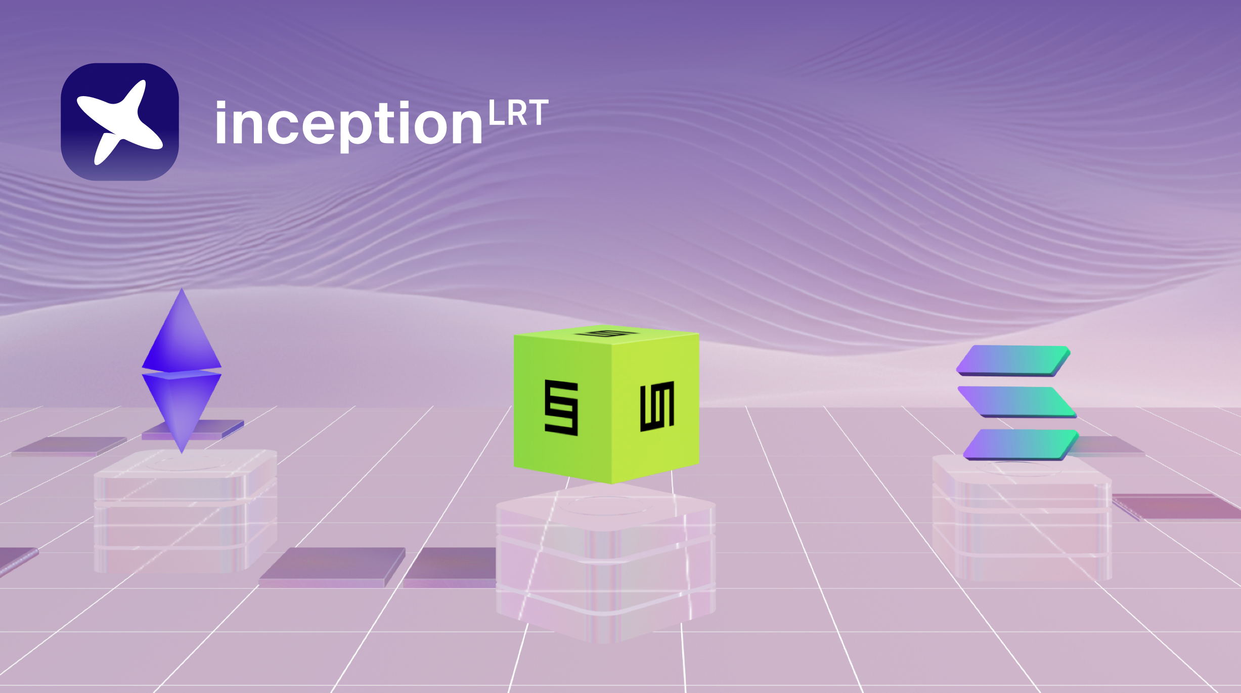 Website Redesign for InceptionLRT 3d crypto restaking staking web3 website