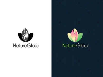 NaturaGlow logo app branding design graphic design illustration logo typography ui ux vector