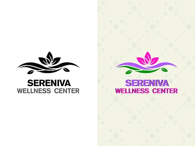 Sereniva Wellness Logo app branding design graphic design illustration logo typography ui ux vector