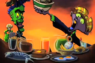 Head Will Roll Cereal Commercial