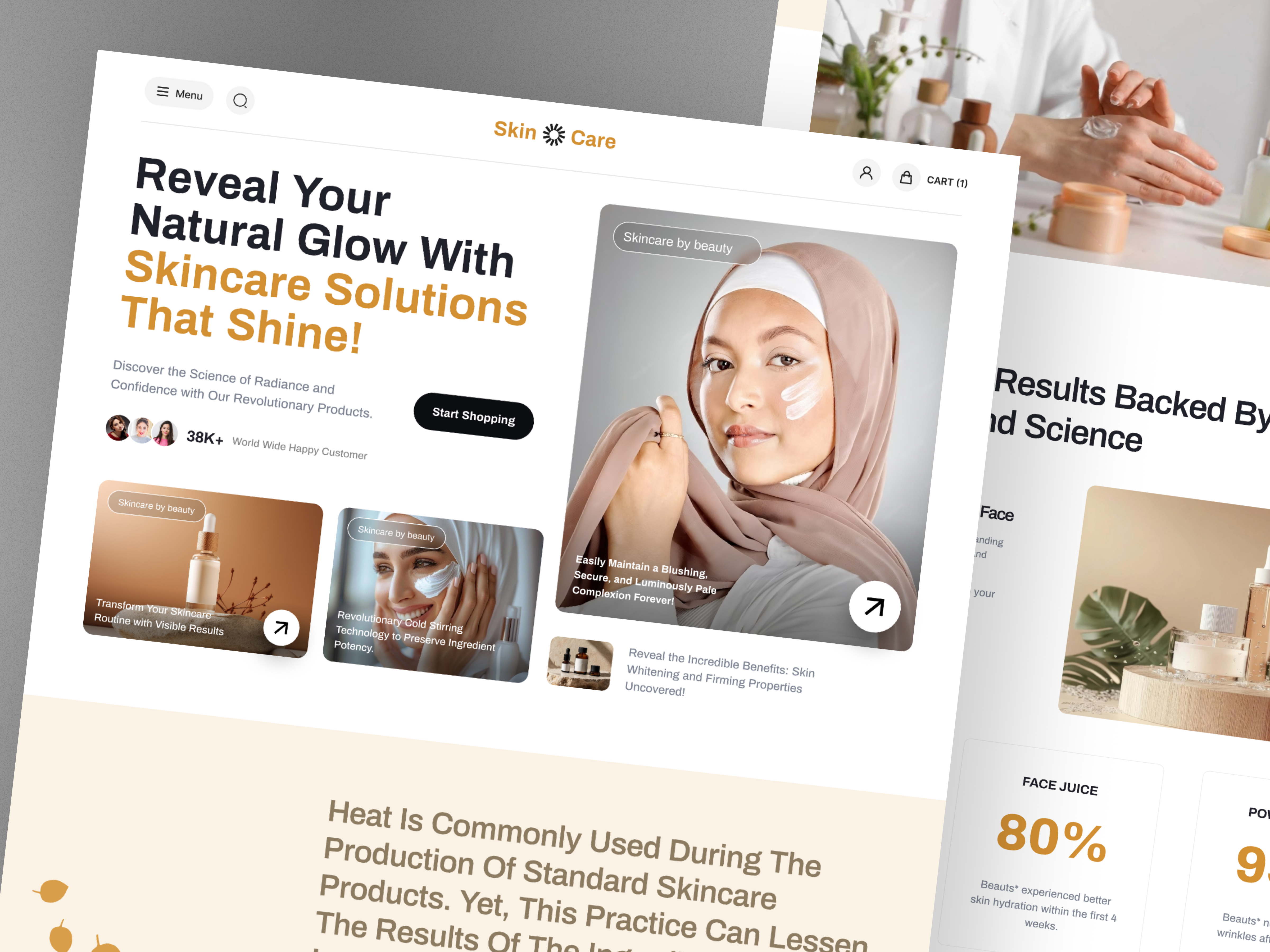 Example of Custom Landing Page Design & Development