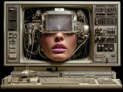 Synthetic Soul – Motion Study 01 ai animation artificial intelligence computer future her motion graphics retro robot sci fi video