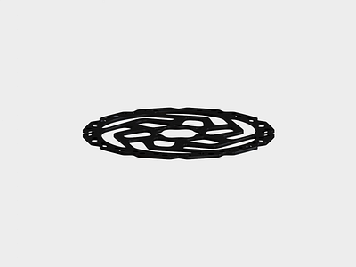Brake before the curve animation bicycle blender brake cycles cycling disk modeling perforation render ride rotor rower shimano topology