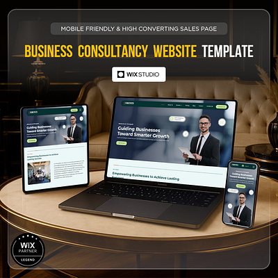 Wix Studio Business Consultation Website | Wix Website accountant website agency website business website coaches consulting coaching consulting website professional service small business coach speakers website template wix studio website