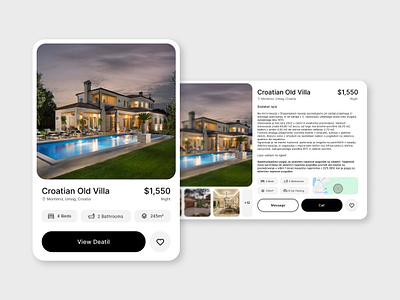 Real Estate Card - UI ui