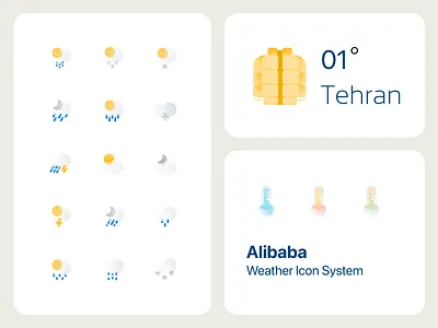 Alibaba, Weather Icons icons ui weather