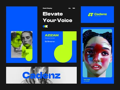 Cadenz branding logo music