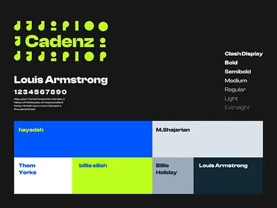 Cadenz Identity branding color identity logo text