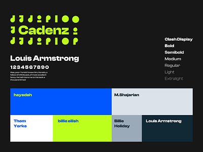 Cadenz Identity branding color identity logo text