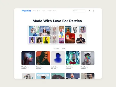 Cadenz. bookmark list music plp